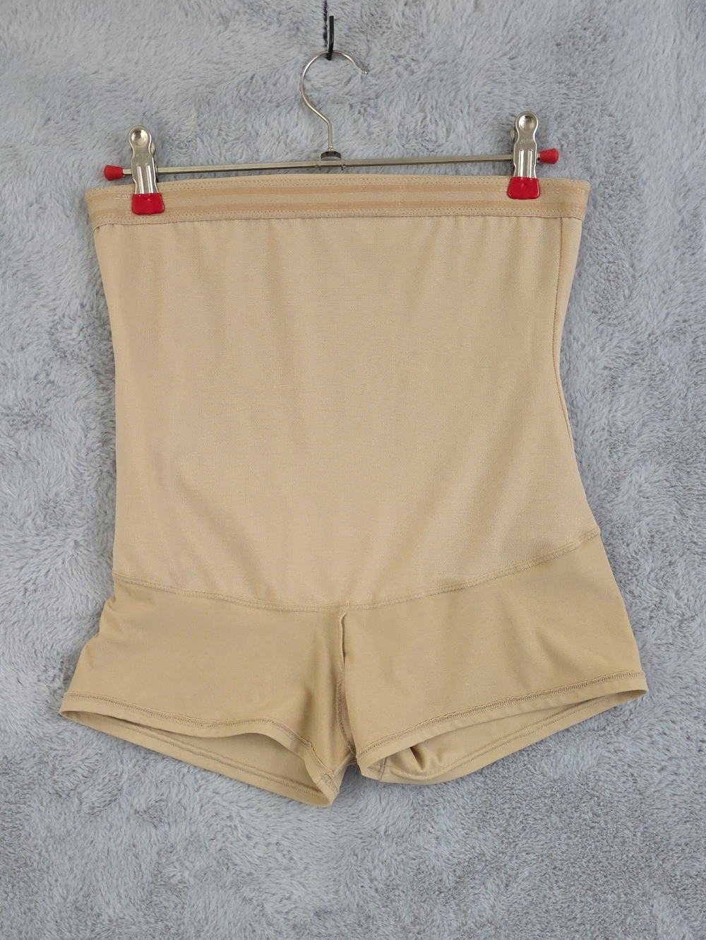Maidenform Nude High Waist Shapewear Shorts Tummy Control Size L/6 - Picture 10 of 11